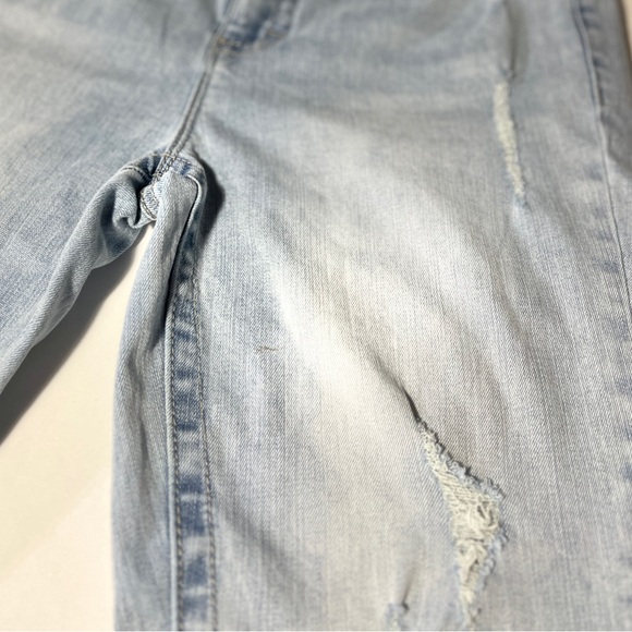 Distressed Seven7 Light Blue Women's Jeans - Picture 5 of 7